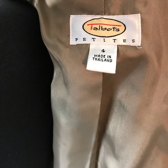 TALBOTS Tweed Woman’s Blazer Career Jacket Size 4 - Picture 8 of 8